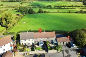 Aerial Rear House & Garage- click for photo gallery